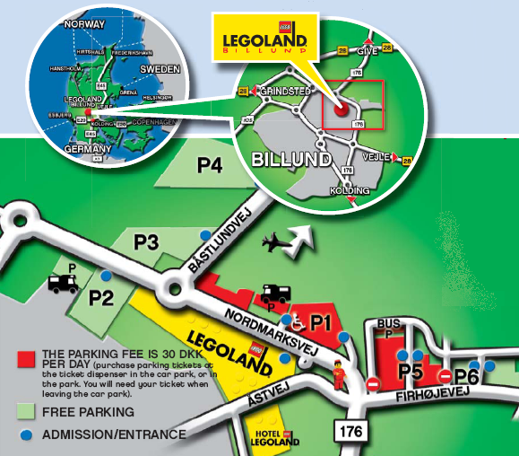 LEGOLAND Billund Park Map